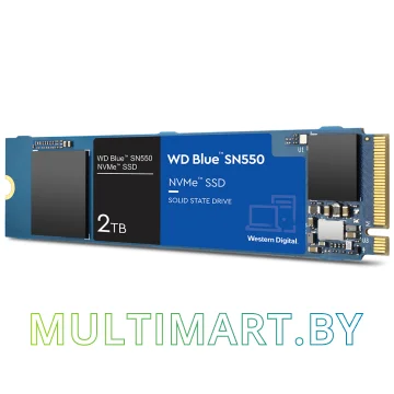 SSD диск WD Blue SN550 NVMe 2TB (WDS200T2B0C) картинка 2